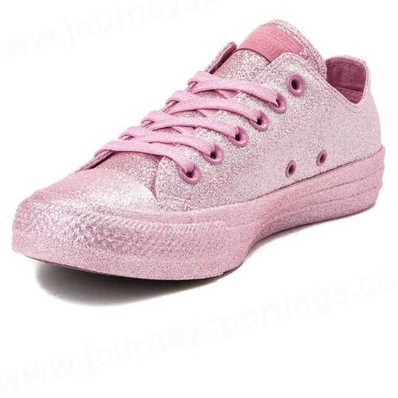 🆕 Converse Chuck Taylor All Star Lo Glitter Shoes - Picture 5 of 7